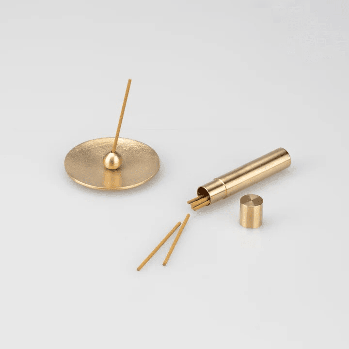 INCENSE HOLDER - Brass Set