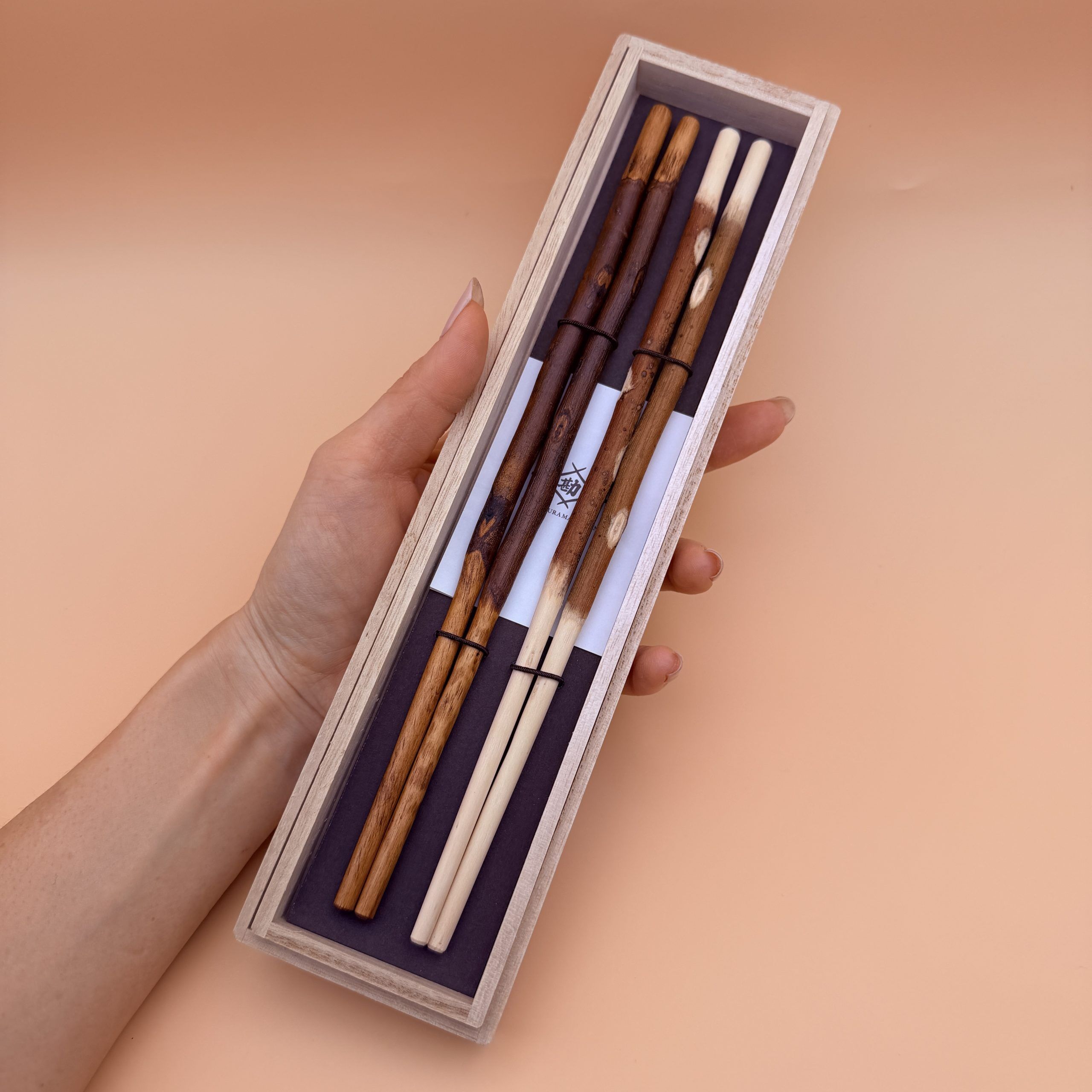 His & Hers Lacquered & Natural Set