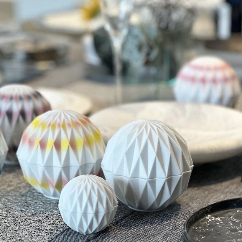 DIAMOND CARVED BOWL - L - Image 5