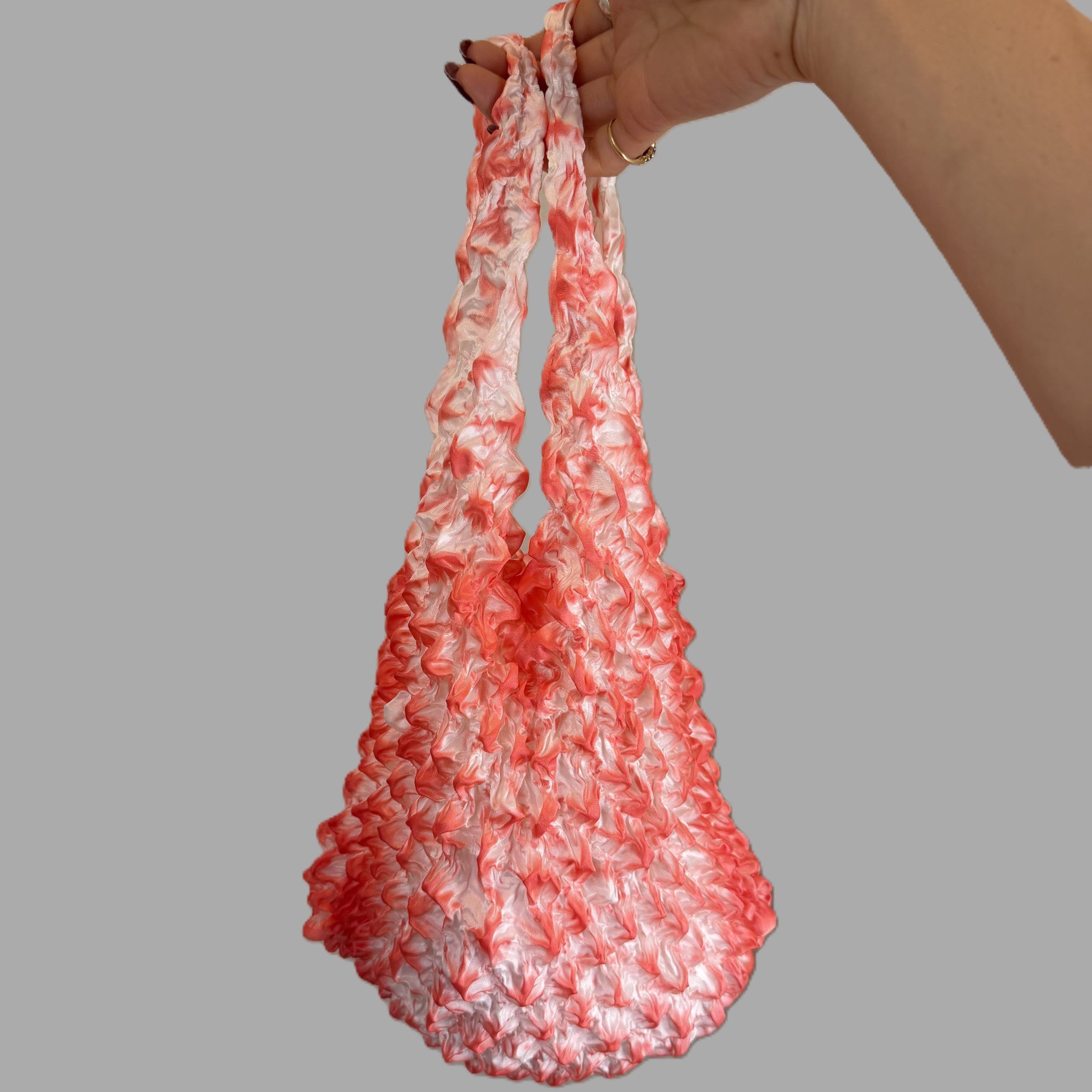 SHIBORI MIURA BAG - Coral Pop - Image 4